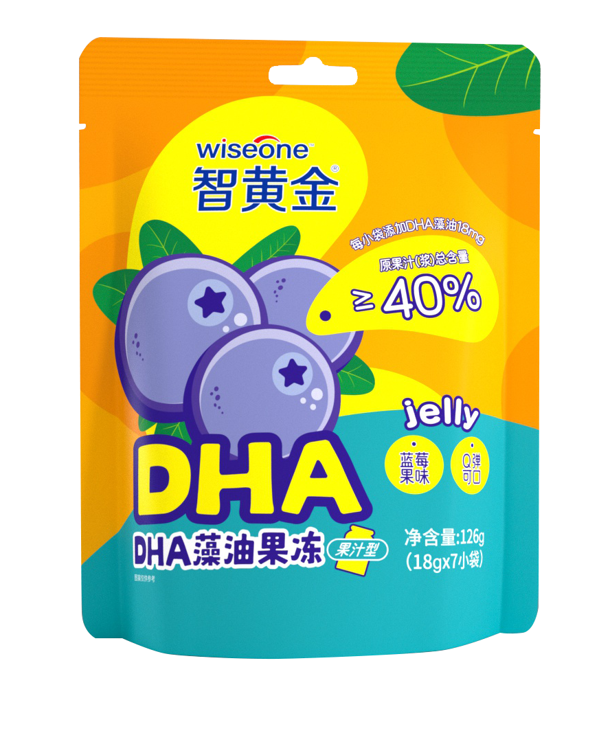智黃金?DHA藻油果凍（藍莓味）